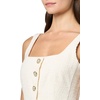 image:imageKarl Lagerfeld Womens Sleeveless Square Neck Tweed Aline Mini DressIvory