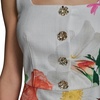 image:imageKarl Lagerfeld Womens Sleeveless Square Neck Tweed Aline Mini DressSoft WhiteCamelia Multi