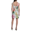 image:imageKarl Lagerfeld Womens Sleeveless Square Neck Tweed Aline Mini DressSoft WhiteCamelia Multi