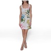 image:imageKarl Lagerfeld Womens Sleeveless Square Neck Tweed Aline Mini DressSoft WhiteFrench Blue Combo