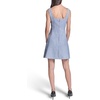 image:imageKarl Lagerfeld Womens Sleeveless Square Neck Tweed Pearl Button Aline DressBlue Multi