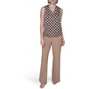 image:imageKarl Lagerfeld Womens Sleeveless Strappy VNeck Woven BlouseBlack Multi