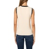 image:imageKarl Lagerfeld Womens Sleeveless Sweater with Classic Karl Logo ArmholesBisqueBlack