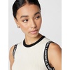 image:imageKarl Lagerfeld Womens Sleeveless Sweater with Classic Karl Logo ArmholesBisqueBlack