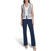 image:imageKarl Lagerfeld Womens Sleeveless VNeck Classic Sweater VestSoft WhiteNaval Academy