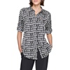 image:imageKarl Lagerfeld Womens Soft Everyday BlouseBlackSoft White
