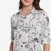 image:imageKarl Lagerfeld Womens Soft Everyday BlouseWhiteBlack Combo