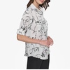 image:imageKarl Lagerfeld Womens Soft Everyday BlouseWhiteBlack Combo