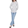 image:imageKarl Lagerfeld Womens Soft Everyday BlouseWhiteBlk Multi