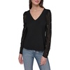 image:imageKarl Lagerfeld Womens Soft Everyday Knit BlouseBlack