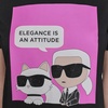 image:imageKarl Lagerfeld Womens Soft Everyday Logo Casual TShirtBlackPink