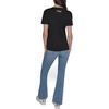 image:imageKarl Lagerfeld Womens Soft Everyday Logo Casual TShirtBlackPink