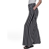 image:imageKarl Lagerfeld Womens Soft Everyday Striped Casual PantBlackSoft White