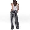 image:imageKarl Lagerfeld Womens Soft Everyday Striped Casual PantBlackSoft White