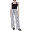 image:imageKarl Lagerfeld Womens Soft Everyday Striped Casual PantSoft WhiteBlack
