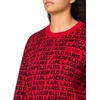 image:imageKarl Lagerfeld Womens Soft Everyday SweaterAdmiral RedBlack