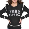 image:imageKarl Lagerfeld Womens Soft Everyday SweaterBlackSoft White
