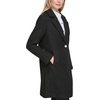 image:imageKarl Lagerfeld Womens Solid Texture Wool Classic One Button BlazerBlack