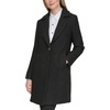 image:imageKarl Lagerfeld Womens Solid Texture Wool Classic One Button BlazerBlack