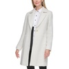 image:imageKarl Lagerfeld Womens Solid Texture Wool Classic One Button BlazerWhite