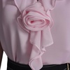 image:imageKarl Lagerfeld Womens Spring Essential Blouse with Rosette and Ruffle DetailsBallet Slipper