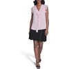 image:imageKarl Lagerfeld Womens Spring Essential Blouse with Rosette and Ruffle DetailsBallet Slipper