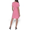 image:imageKarl Lagerfeld Womens Square Neck Shortsleeve Above The Knee Shift DressPink Sherbert