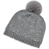 image:imageKarl Lagerfeld Womens Star Power Faux Fur BeanieHeather Granite