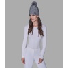 image:imageKarl Lagerfeld Womens Star Power Faux Fur BeanieHeather Granite