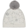 image:imageKarl Lagerfeld Womens Star Power Faux Fur BeanieIvory