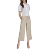 image:imageKarl Lagerfeld Womens Straight Leg Cotton Twill Front Pocket PantFrench Beige