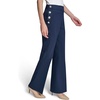 image:imageKarl Lagerfeld Womens Straight Leg Sailor Buttons Cotton Twill PantNaval Academy