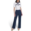 image:imageKarl Lagerfeld Womens Straight Leg Sailor Buttons Cotton Twill PantNaval Academy