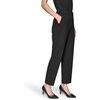 image:imageKarl Lagerfeld Womens Straight Leg Soft Suiting Ankle PantBlackMetal