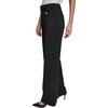 image:imageKarl Lagerfeld Womens Straight Leg Textured Crepe Front Pocket PantBlack