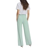 image:imageKarl Lagerfeld Womens Straight Leg Textured Crepe Front Pocket PantFresh Mint