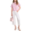 image:imageKarl Lagerfeld Womens Striped Blouse with Floral EmbroideryBallet Slipper