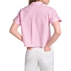image:imageKarl Lagerfeld Womens Striped Blouse with Floral EmbroideryBallet Slipper