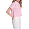 image:imageKarl Lagerfeld Womens Striped Blouse with Floral EmbroideryBallet Slipper