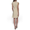 image:imageKarl Lagerfeld Womens Tweed Printed High Scoop Neck Aline DressFreesia YellowSoft White