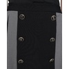 image:imageKarl Lagerfeld Womens Two Toned Pleated Mini Skirt with ButtonsBlackSoft White