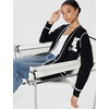 image:imageKarl Lagerfeld Womens Varsity Cardigan Sweater with Karl Logo PatchesBlack