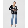 image:imageKarl Lagerfeld Womens Varsity Cardigan Sweater with Karl Logo PatchesBlack
