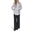 image:imageKarl Lagerfeld Womens Whimsical Paris Scene Trendy BlouseBisque Multi