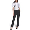 image:imageKarl Lagerfeld Womens Wide Leg Ponte Polished PantBlack