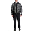 image:imageKARL LAGERFELD Mens Abstract Pattern Hooded SweaterBlackWhite