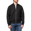 image:imageKARL LAGERFELD Mens Chest Logo Pockets Zipper Detailing Collarless JacketBlack