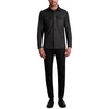 image:imageKARL LAGERFELD Mens Chest Pockets Long Sleeve Coated TopBlack