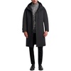 image:imageKARL LAGERFELD Mens Chest Zip Pocket Hooded Long Puffer CoatBlack
