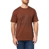 image:imageKARL LAGERFELD Mens Crewneck Short Sleeve Pixel Grid Graphic Relaxed Fit TShirtCappucino